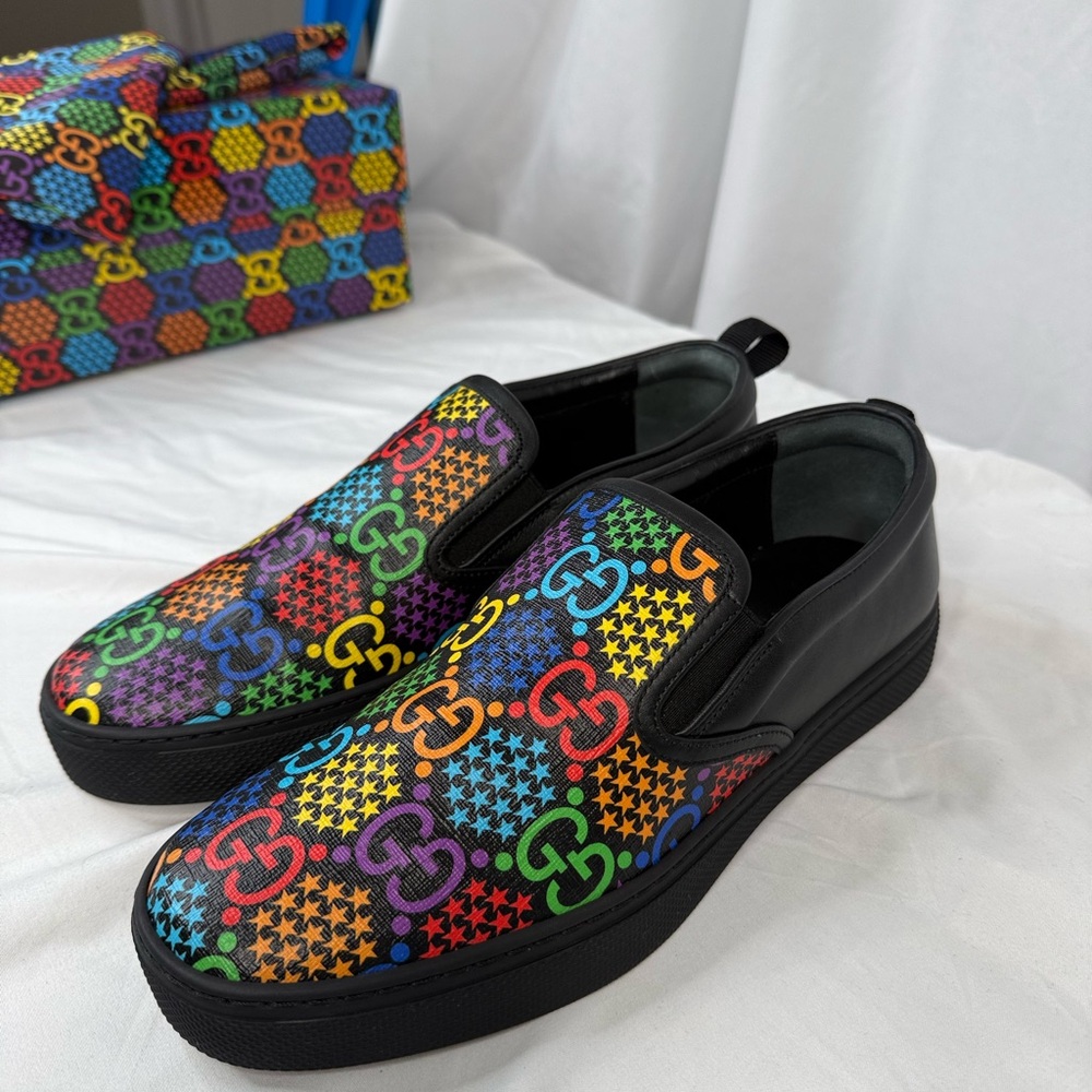 Gucci Psychedelic Slip-On Men's Shoes
